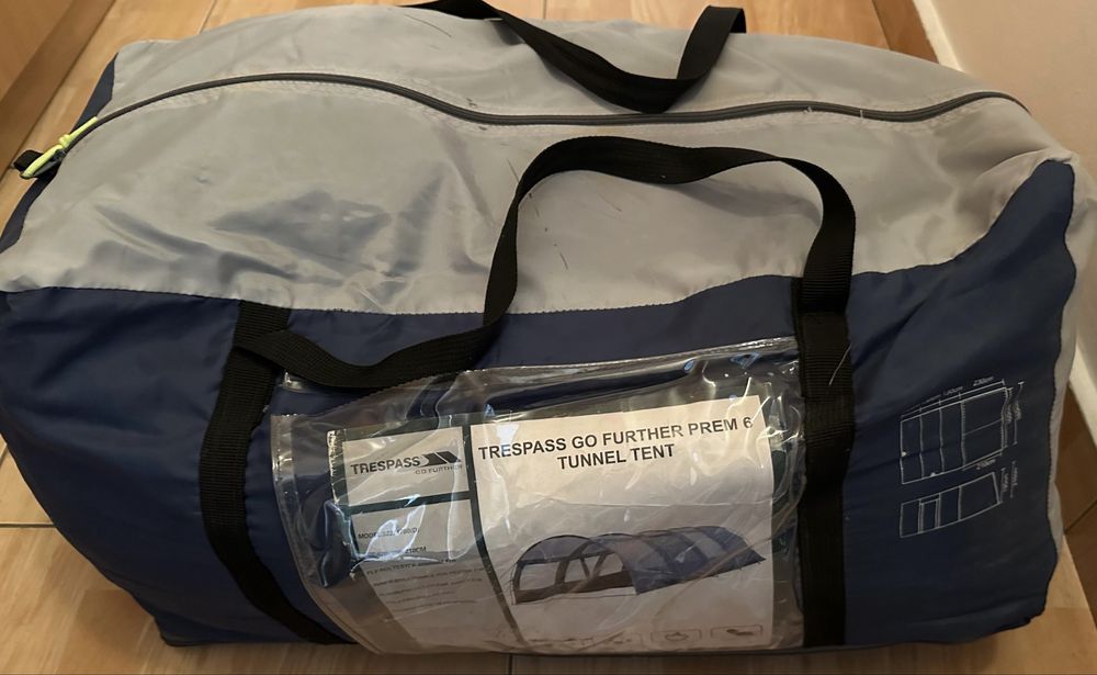 Cort trespass go further prem 6 tunnel tent