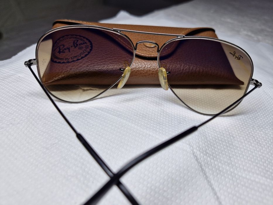 Ochelari de soare Unisex ,Rayban, model Aviator Large metal
