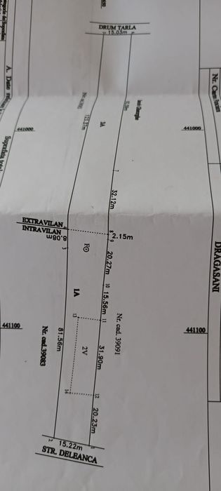 Vând teren intravilan + extravilan 3350 mp