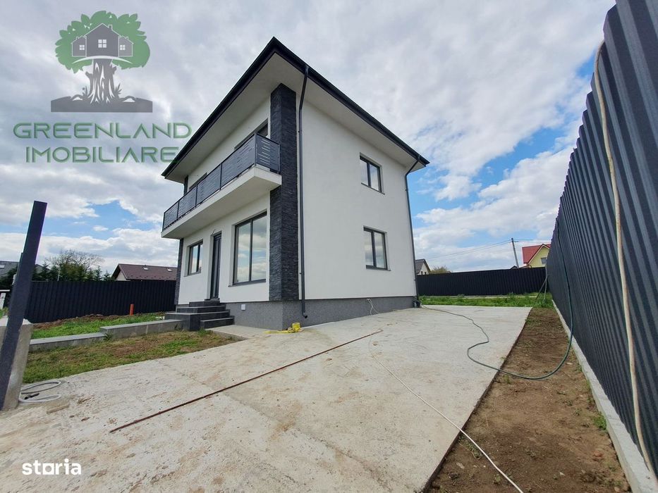 Vila individuala 4 camere, 2 bai, ST 410mp, asfalt, canalizare, VISAN