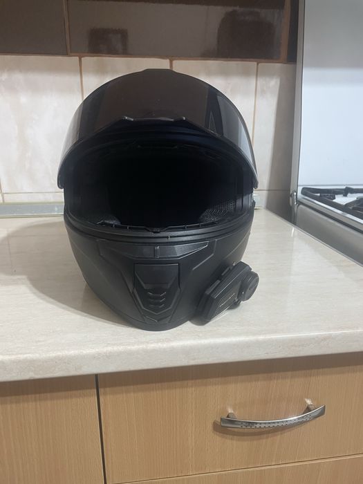 Casca moto negru mat