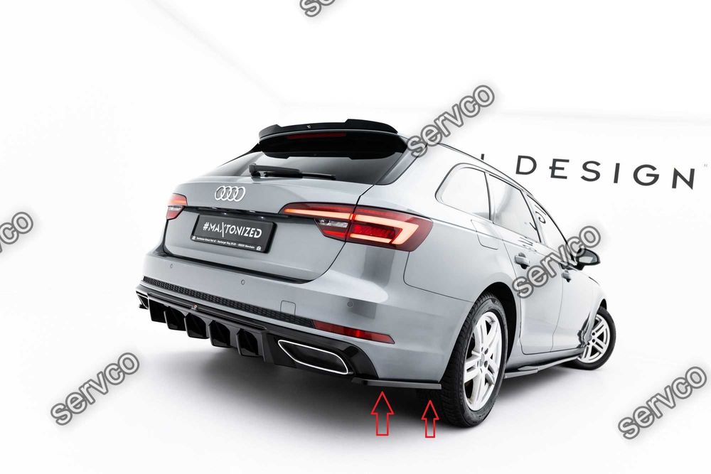 Prelungire bara spate Audi A4 S-Line S4 Sedan Avant B9 15-19 v38