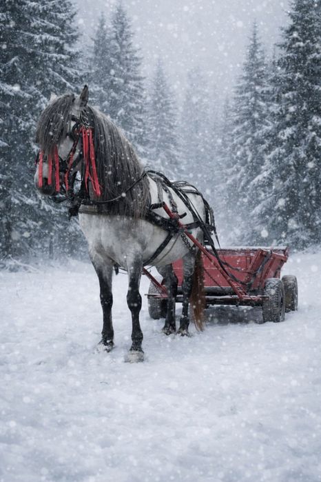 Vand cal cu căruța si ham