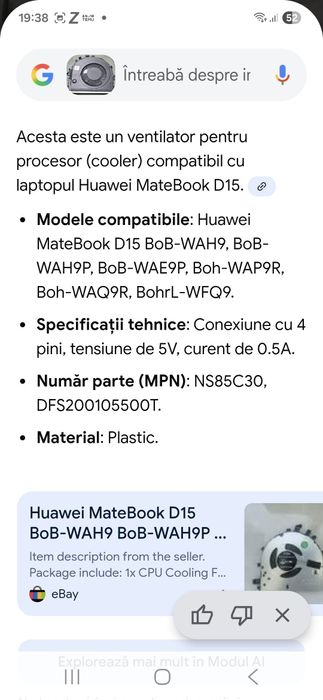 Piese laptop Huawei