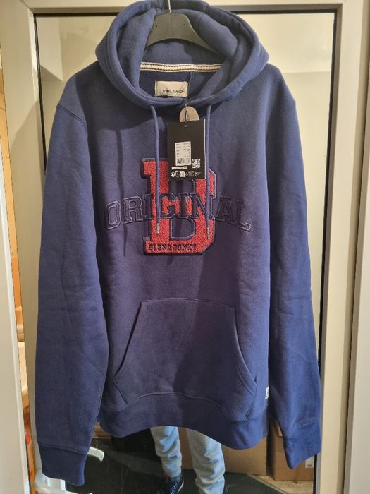 Bluza de molton cu gluga BLEND. Noua. Marimea M.