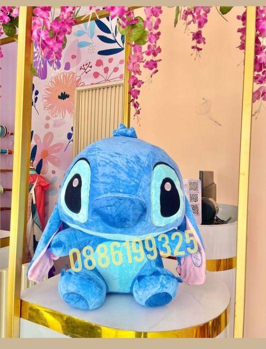Голям плюшен Стич 20-140см Гигантски плюшен Стич, Плюшена играчка Стич