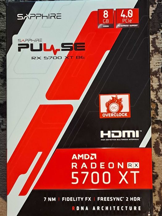 Продажа видеокарт SAPPHIRE PULSE RX 5700 XT BE