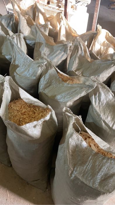 Опилки древесные сосна береза