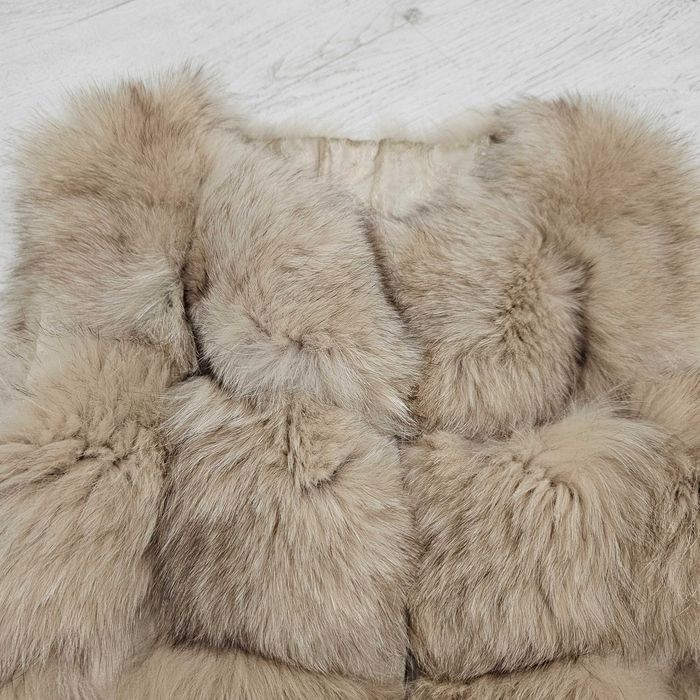 Дамски елек, естествена кожа, лисица