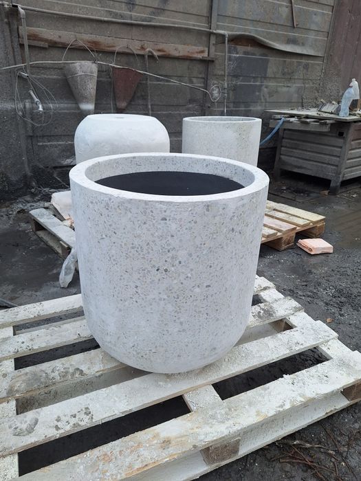 Вазоны, вазон, кашмо вазы из композитного мрамора