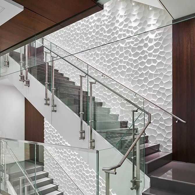 Декоративни 3D панели - 3д гипсови панели, облицовки за стени 0041