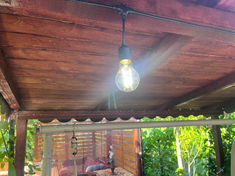 ghirlanda gradina / exterior 10 metri cu 10 becuri (becuri incluse)