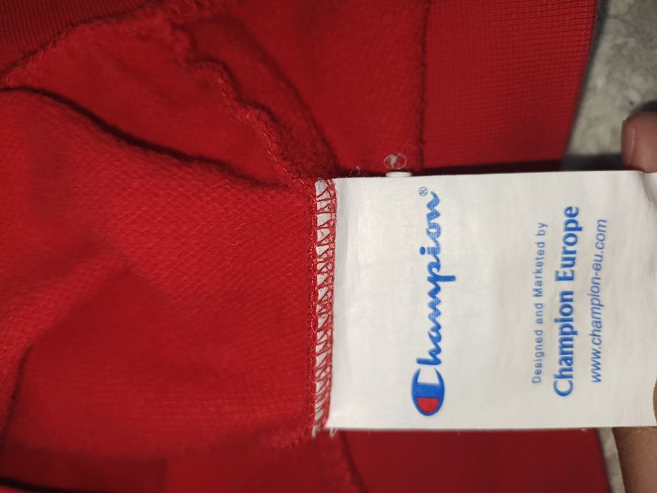 Худи Champion красный