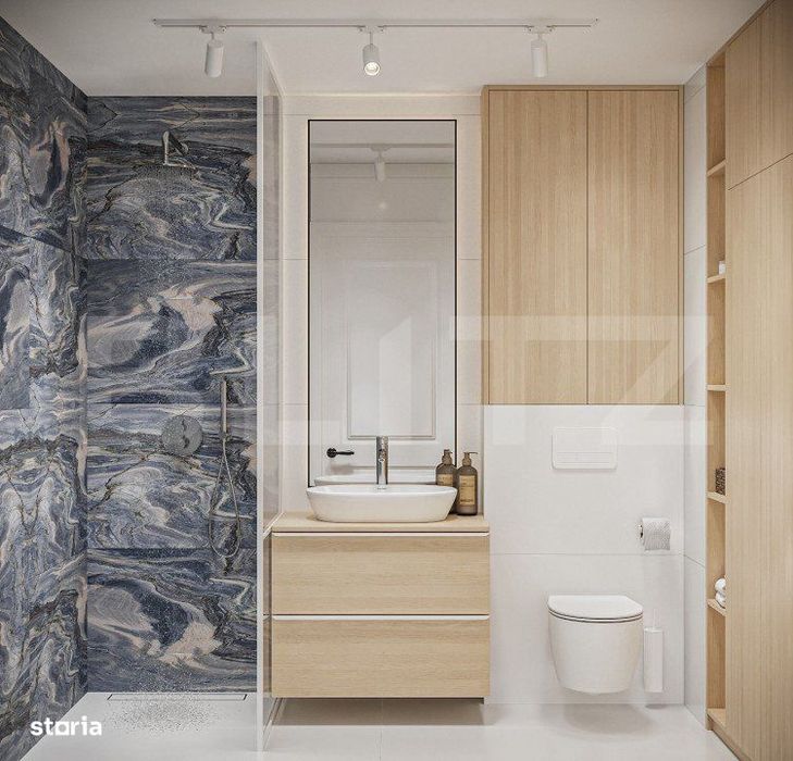 Apartament 2 camere, 53 mp, terasa 22 mp, garaj, zona Vivo