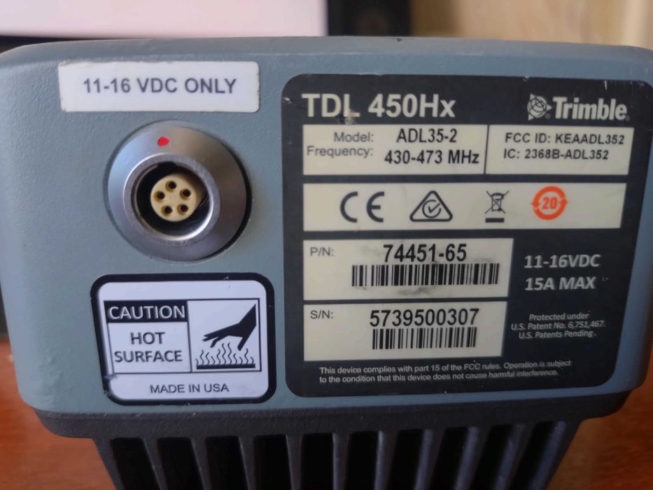 Радиомодем Trimble TDL450Hx
