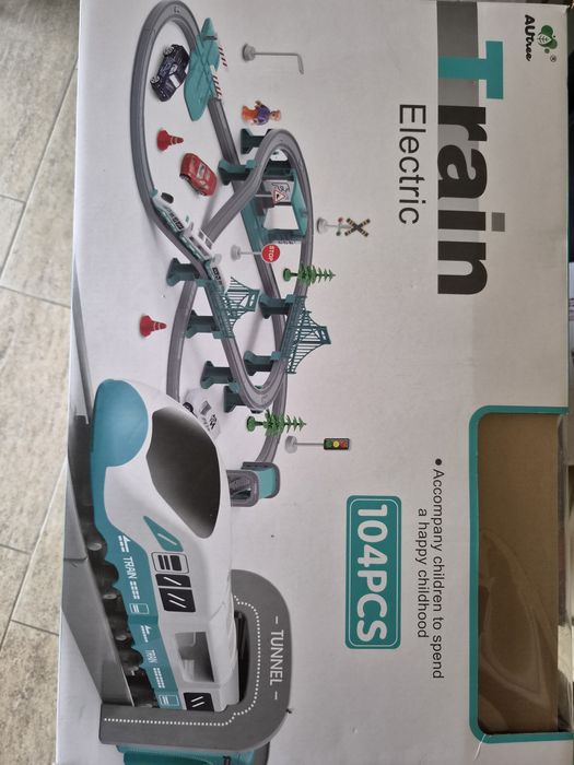Set Circuit Trenuleț Electric 104 Piese (Autree) – Nou, doar desfăcut