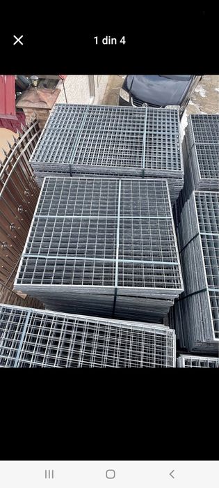 Gratare metalice galvanizate diferite dimensiuni debitam la comandă cl