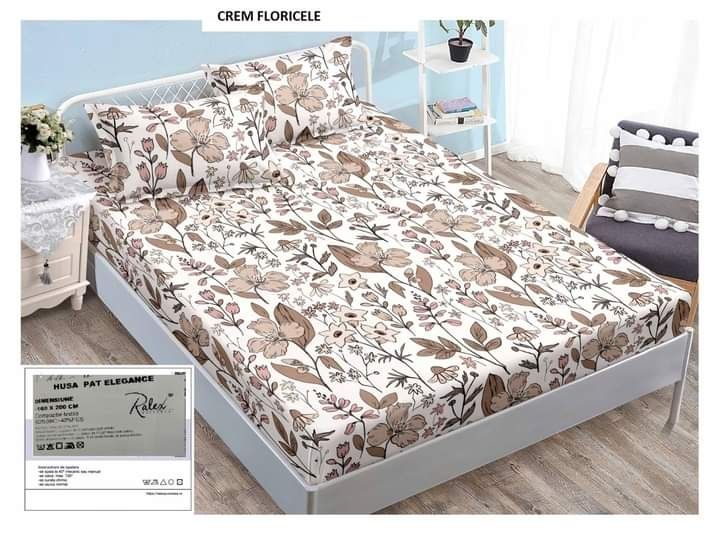 Husa de pat și 2 fete de pernă