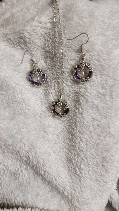 Комплект колие с обици