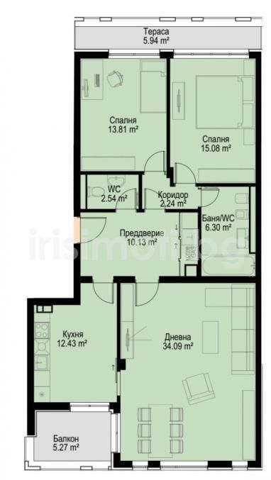Продава се Тристаен апартамент в София, Бояна - 152 кв.м за 2493 €/кв.м - Снимка #9