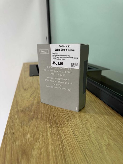 ZAP AMANET MARGEANULUI - Casti Jabra Elite 4 Active - Sigilat #1770