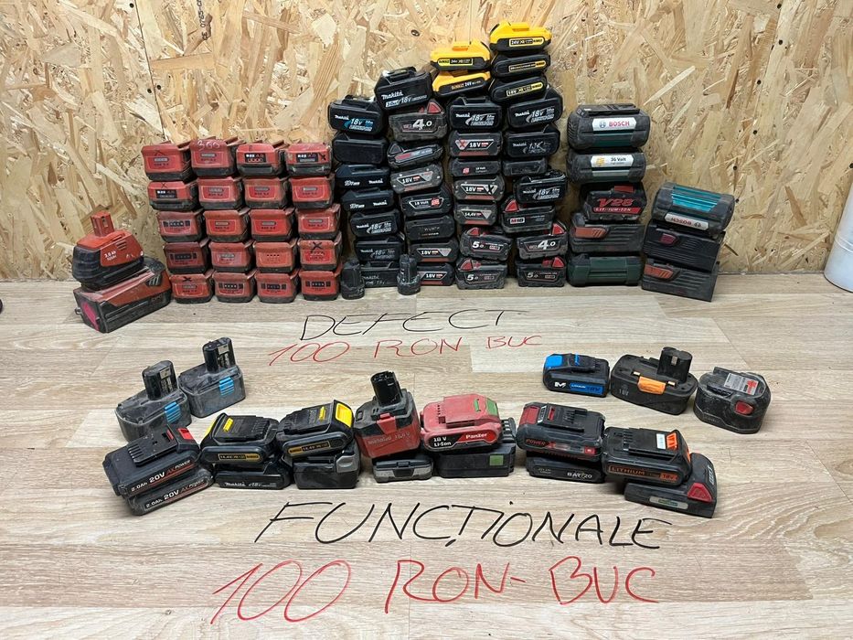 Baterii dewalt hilti makita bosch