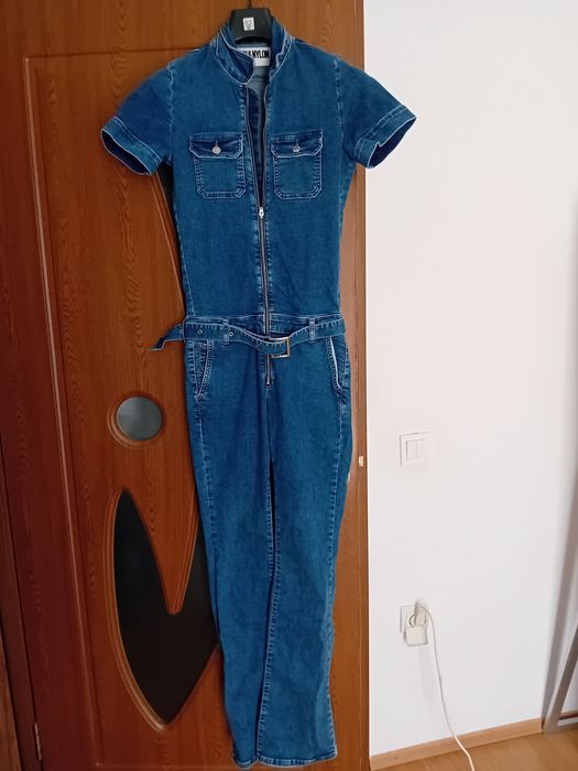 Salopetă blug fete albastră