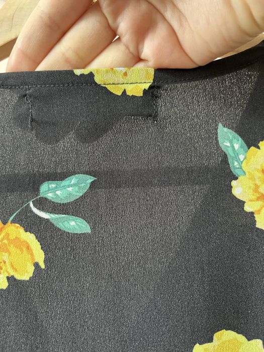 Rochie lungă cu imprimeu floral, fără defecte, mărimea S