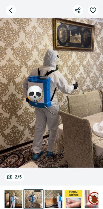 Дезинфекция домов, квартир.