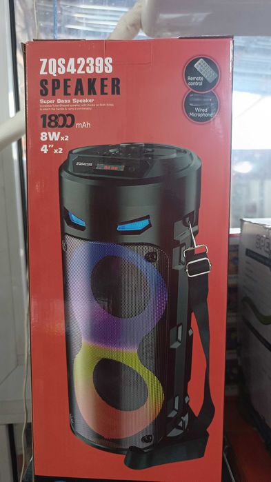 Караоке колонка с микрафоном