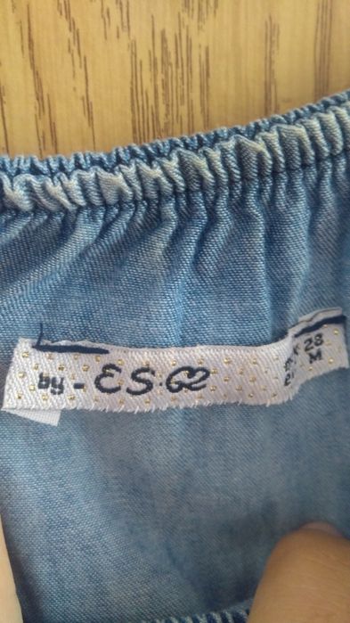 Къса дънкова рокля