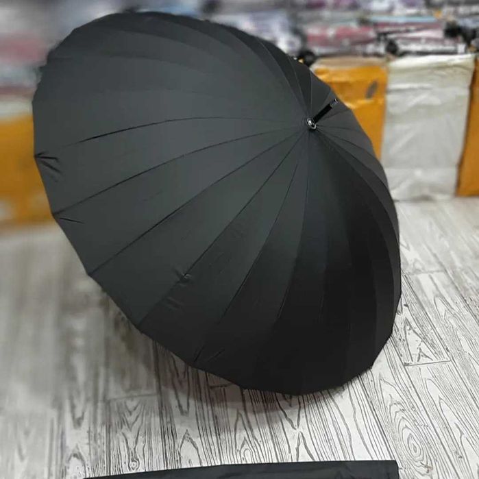Президентский зонт-трость 24 спицы Оригинал/ зонтик zontik Зонт черный