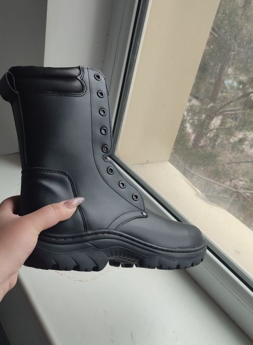 Новые берцы натуральная кожа