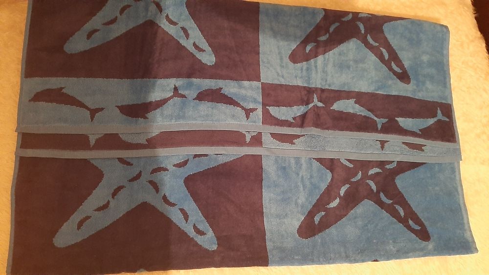 Кърпа за плаж памук велур, 90/200