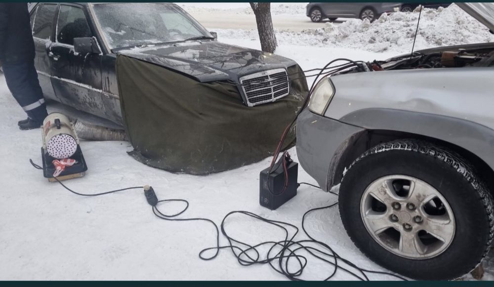 Отогрев авто, прогрев авто