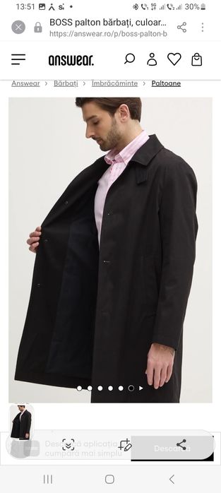 Palton bărbați Hugo Boss