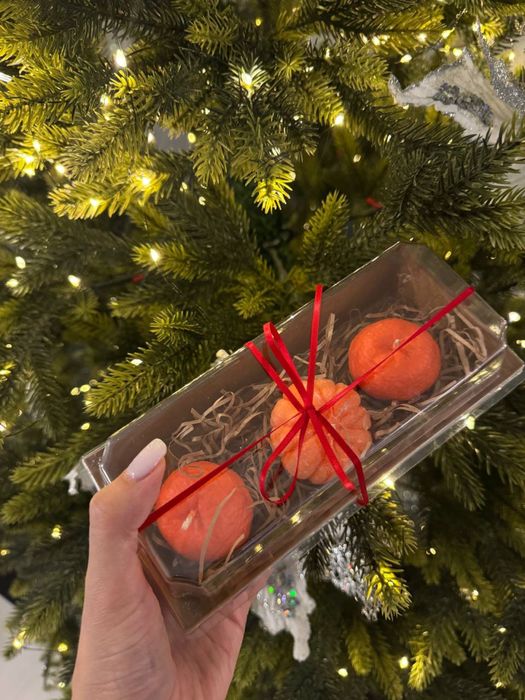 Новогодние свечи Мандарины