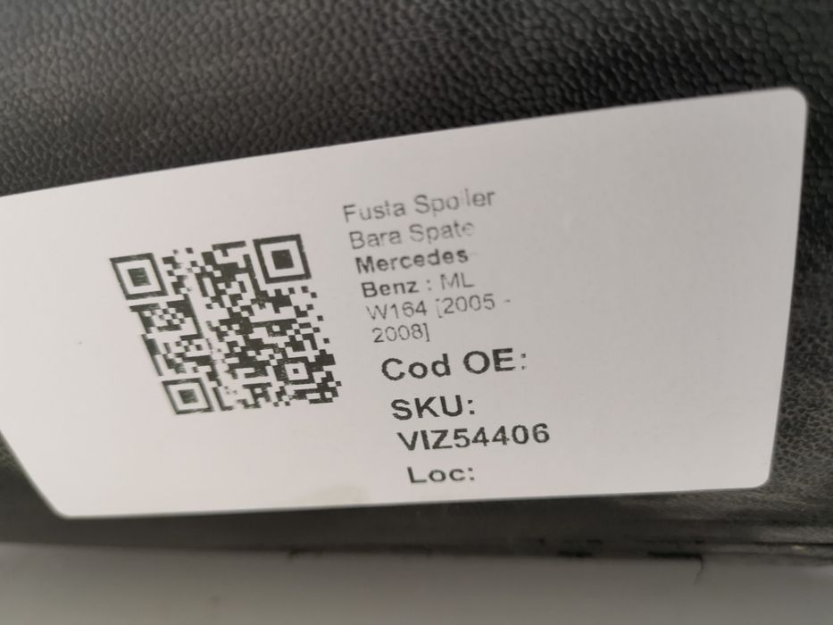 Мерцедес-Бенц МЛ / Mercedes-Benz ML W164 Оригинален заден спойлер/пола