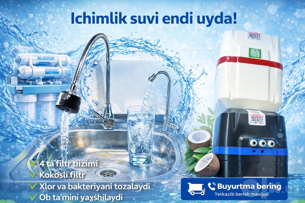 Suv filteri uyda Водиной фильтер для дома