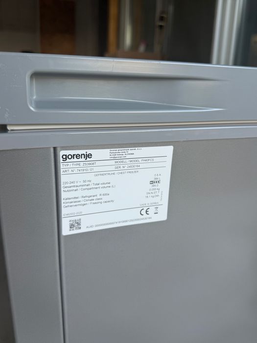 Ladă frigorifică Gorejne FH40FCS 384 litri