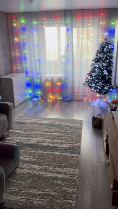 Тюль голубая 2 шт.