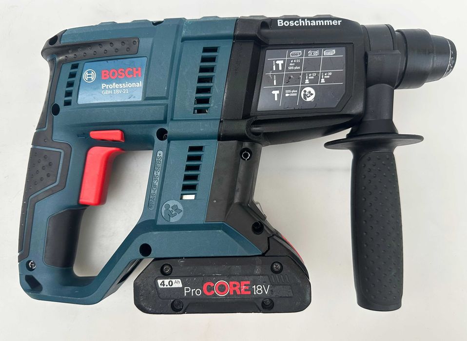 BOSCH GBH 18V-21 - Акумулаторен безчетков перфоратор като нов!