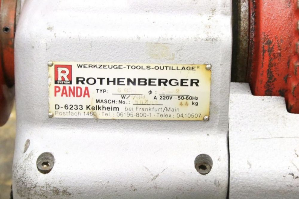 Винтонарезна машина до 2 цола Rothenberger