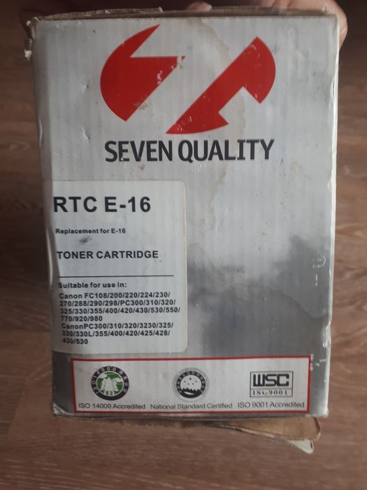 Продаётся тонер картридж на принтер марки "Саnon"