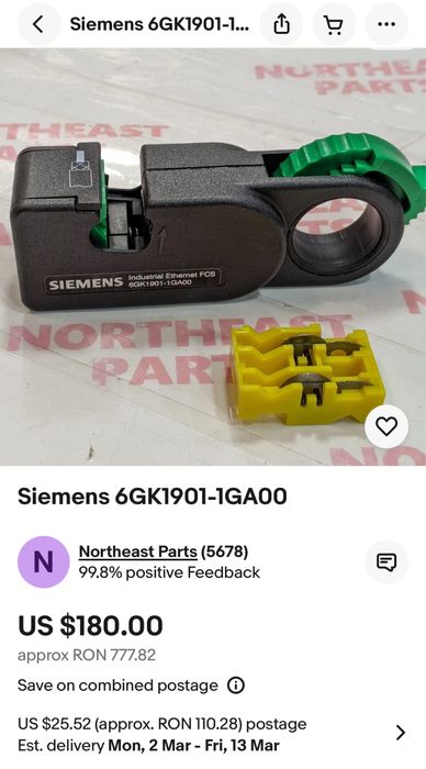 Dezizolator Cabluri Ethernet FASTCONNECT  Siemens 6GK19011GA00
