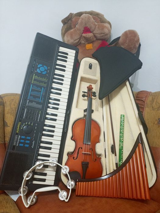 Vând pachet instrumente muzicale vând urgent