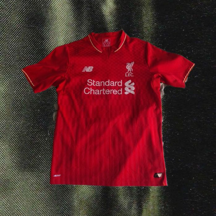 Liverpool x New Balance Тениска Екип 2015-2016 Home Kit Number 8