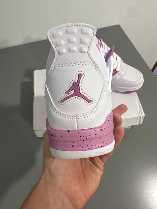 Air Jordan 4 Retro White Pink, marimea 37.5