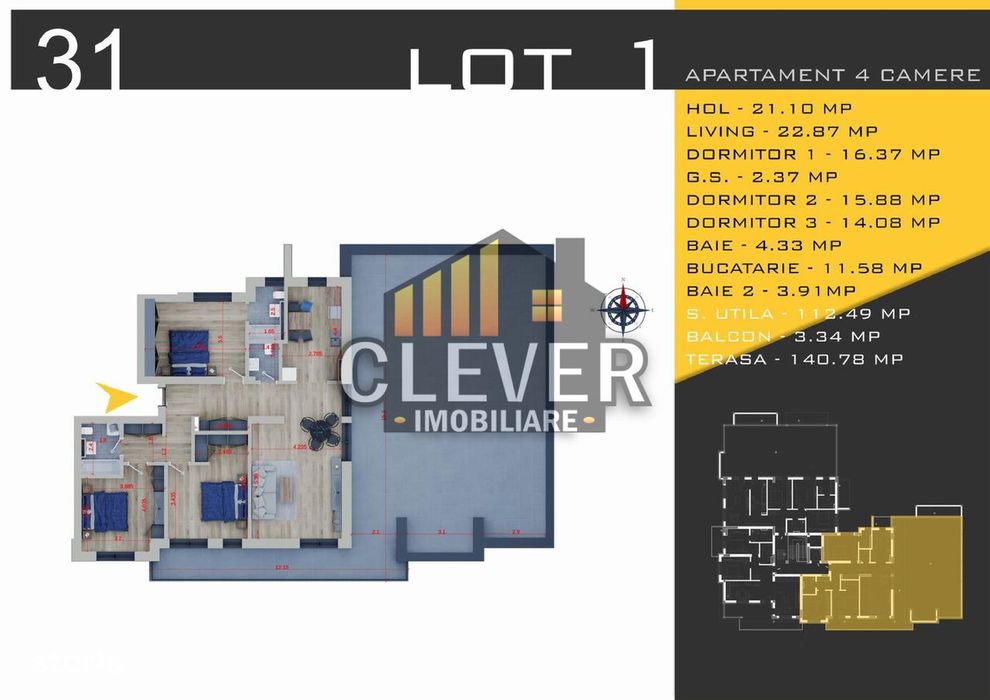 Theodor Pallady Apartament 4 camere Theodor Pallady Sector 3