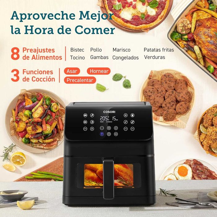 Фритюрник/Еър фрайър с горещ въздух - COSORI CAF-P652-KEU 6.2L 1700W